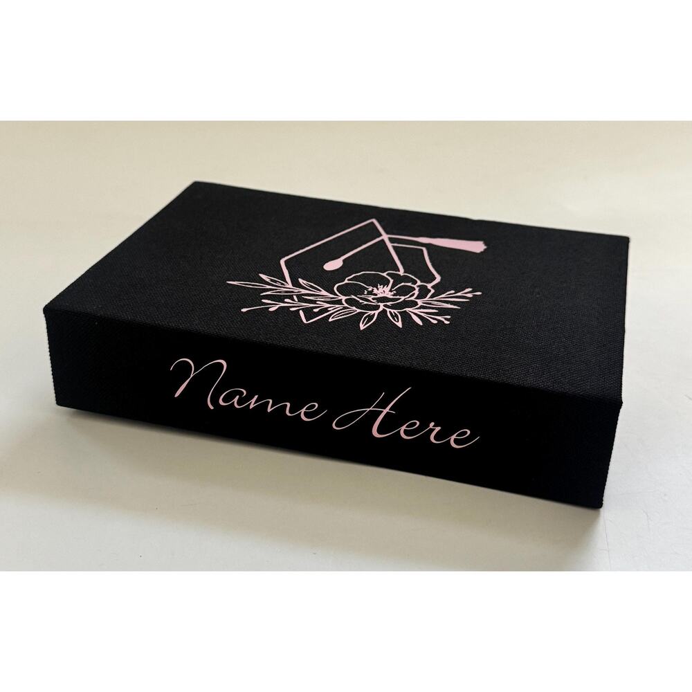 Graduation Storage Book Box‎ Floral Graduation Cap with Name Customization